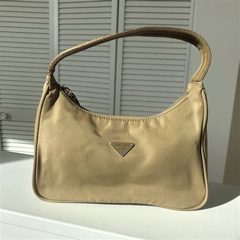 prada bag beige nylon|prada nylon tessuto shoulder bag.